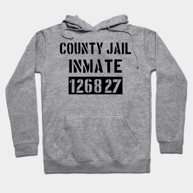 County Jail Inmate | Halloween Costume Hoodie by Dynasty Arts